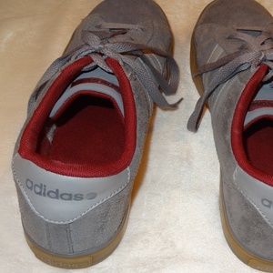 Adidas Men's Vulc Sneaker - Grey/Burgundy - Sz 9